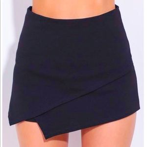 🌺 ☆BOGO☆ NWT Forever 21 Black Mini Wrap Skort